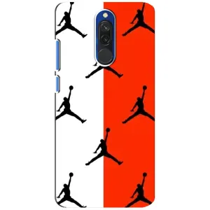 Чехлы для Xiaomi Redmi 8 - с картинкой JORDAN (AlphaPrint) (Лого Джордан)