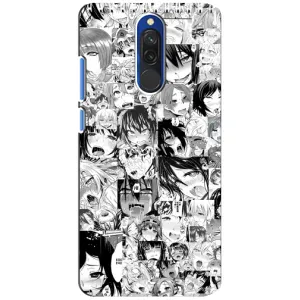 Анимешный чехол для Xiaomi Redmi 8 (Ahegao manga)