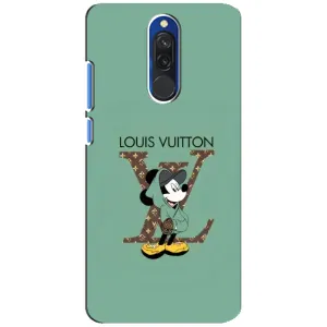 Чехлы Луи Витон для Xiaomi Redmi 8 (AlphaPrint - LOUIS VUITTON) (Микки Маус LV)