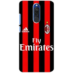 Чехлы для Xiaomi Redmi 8 (VPrint) - Футбольные клубы (Milan)