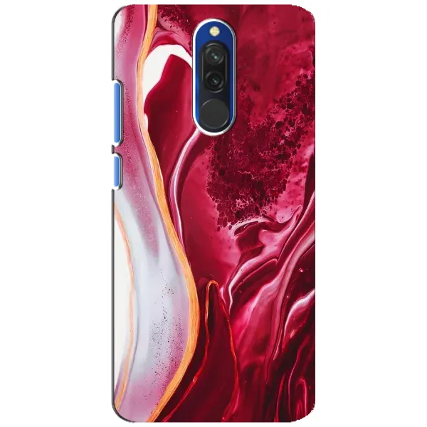 Чехол с принтом «Мрамор красный» для Xiaomi Redmi 8