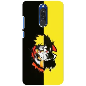 Naruto Anime Чехлы для Редми 8 (AlphaPrint) (Наруто-Итачи)