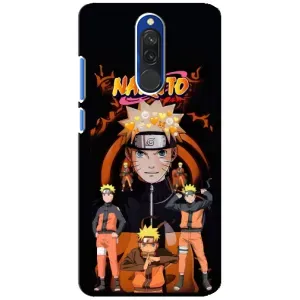 Naruto Anime Чехлы для Редми 8 (AlphaPrint) (Наруто из Аниме)