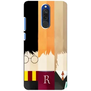 Чехлы с Гарри Поттером для Xiaomi Redmi 8 (AlphaPrint) (обложка Гарри Поттера)