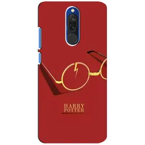 Чехлы с Гарри Поттером для Xiaomi Redmi 8 (AlphaPrint) (очки Гарри)