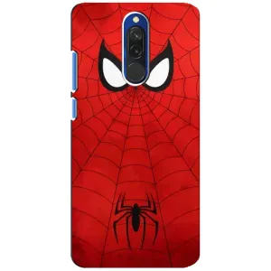 Чехол с человеком пауком для Xiaomi Redmi 8 - (AlphaPrint) (Паук (Марвел))