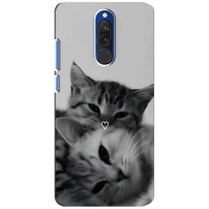 Чохол з малюнком кіт на Xiaomi Redmi 8 (Пара котів)