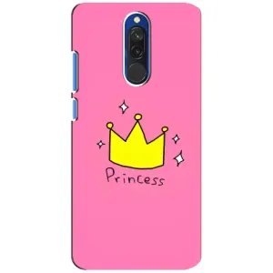 Чехол с картинкой (Стильные) для Редми 8 - (AlphaPrint) (Princess)