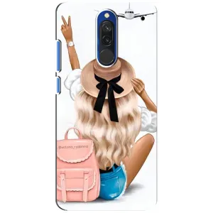 Чехол с печатью для Xiaomi Redmi 8 - (Мода) (AlphaPrint) (Путешествие)