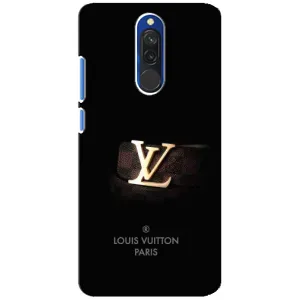 Чехлы Луи Витон для Xiaomi Redmi 8 (AlphaPrint - LOUIS VUITTON) (ремешок LV)