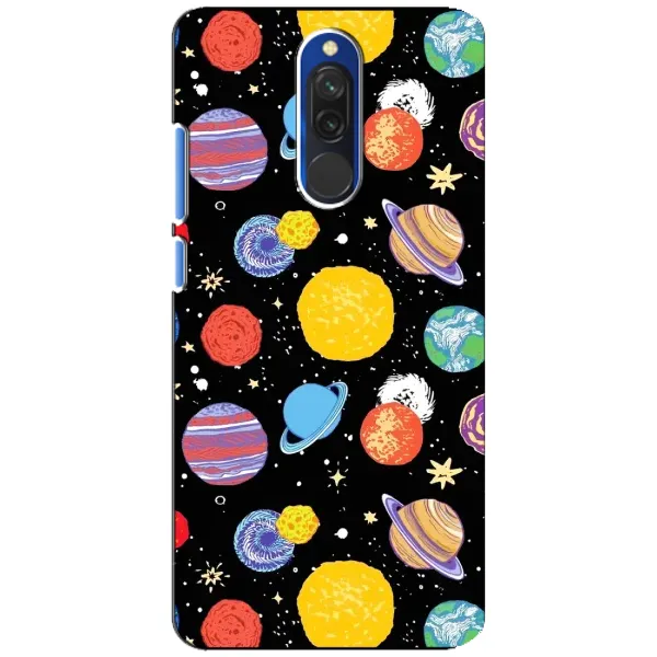 Чехол с принтом «Рисованные планеты» для Xiaomi Redmi 8
