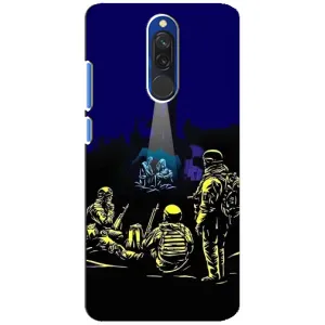 Рождественские, Праздничные Чехлы для Редми 8 (Рождество в Украине)