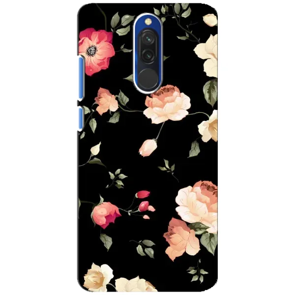 Чехол с принтом «Розочки» для Xiaomi Redmi 8 Чехол с принтом «Розочки» для Xiaomi Redmi 8