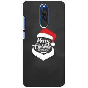 Рождественские Чехлы для Xiaomi Redmi 8 (VPrint) (Санта Крисмас)