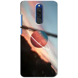 Космические Чехлы для Редми 8 (VPrint) (Сатурн)