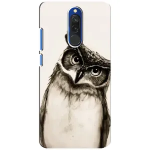 Чехол с птицами на Xiaomi Redmi 8 (VPrint) (Сова)