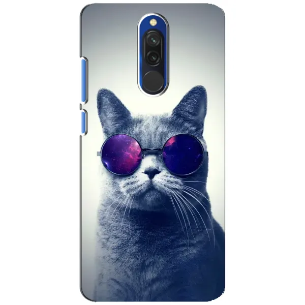 Чехол с принтом «Стильный кот» для Xiaomi Redmi 8