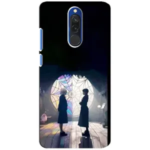Чехлы Венсдей на Xiaomi Redmi 8 Уэнсдей (AlphaPrint) (Уэнздей и Инид)