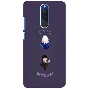 Чехлы Венсдей на Xiaomi Redmi 8 Уэнсдей (AlphaPrint) (Уэнздей и подруга)