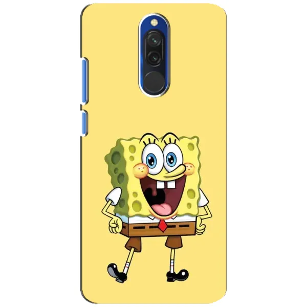 Чохол з принтом «Веселий Спанч Боб» для Xiaomi Redmi 8