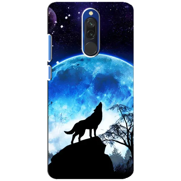 Чохол з принтом «Вовк на місяць» для Xiaomi Redmi 8 Чохол з принтом «Вовк на місяць» для Xiaomi Redmi 8