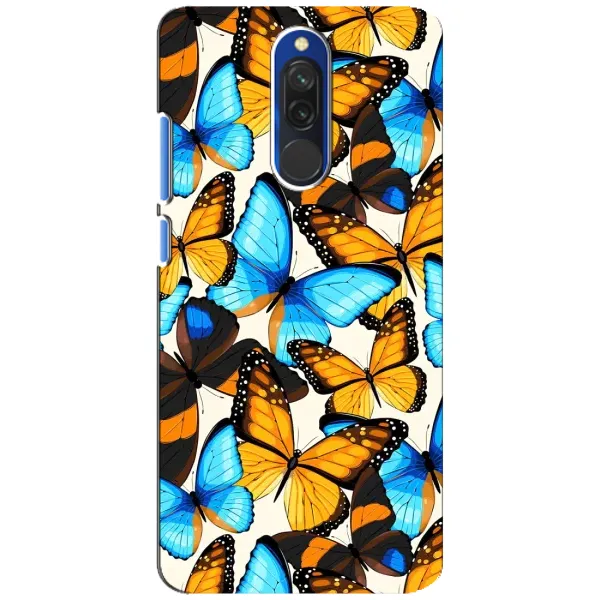 Чохол з принтом «Яскраві метелики» для Xiaomi Redmi 8 Чохол з принтом «Яскраві метелики» для Xiaomi Redmi 8