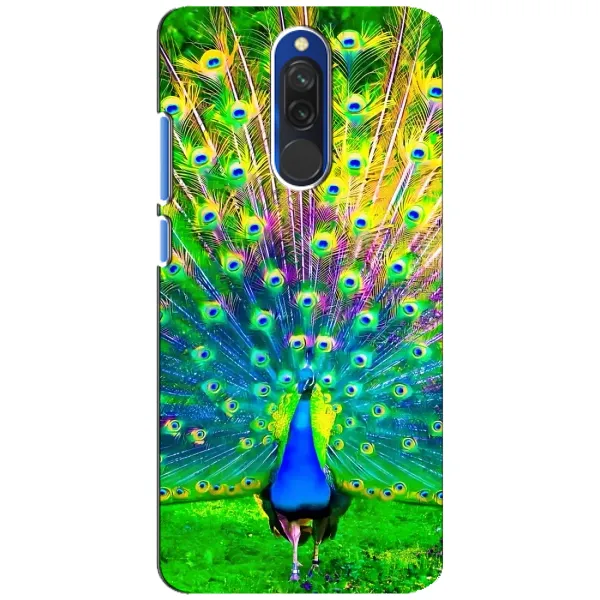 Чехол с принтом «Яркий Павлин» для Xiaomi Redmi 8