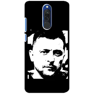 Чехол для Xiaomi Redmi 8 (AlphaPrint - с принтом Зеленского) (Зеленский АРТ)