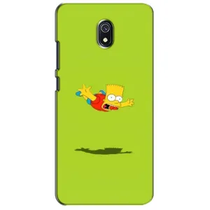Чехол с Симпсонами для Xiaomi Redmi 8A (VPrint) (Барт Симпсон)