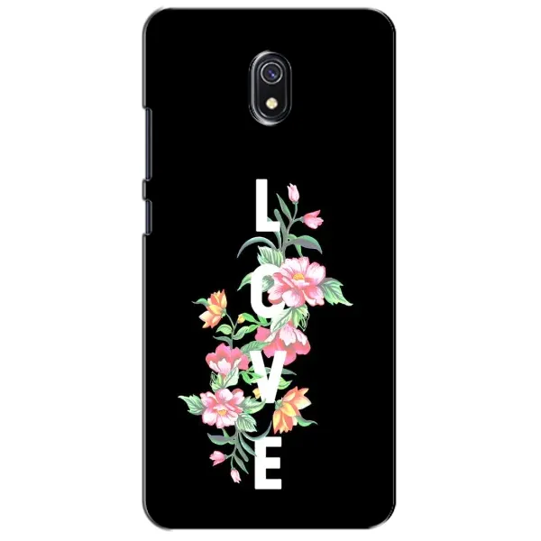 Чехол с принтом «Цветы LOVE» для Xiaomi Redmi 8A