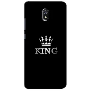 Чехол с Короной Редми 8А - (AlphaPrint) (KING)