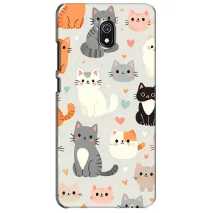 Чохол з малюнком кіт на Xiaomi Redmi 8A (Колаж котів)