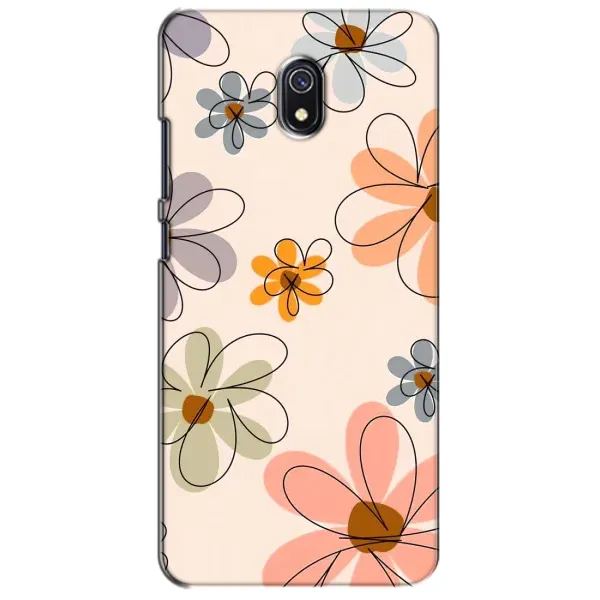 Чохол з принтом «Кольорові квіти» для Xiaomi Redmi 8A
