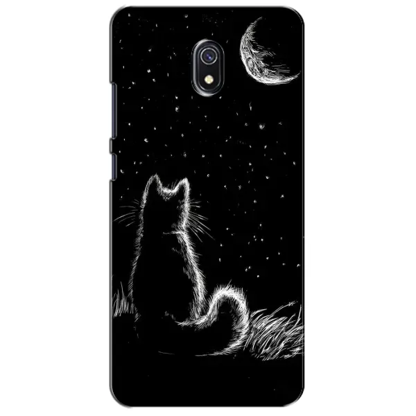 Чохол з принтом «Котик і місяць» для Xiaomi Redmi 8A Чохол з принтом «Котик і місяць» для Xiaomi Redmi 8A