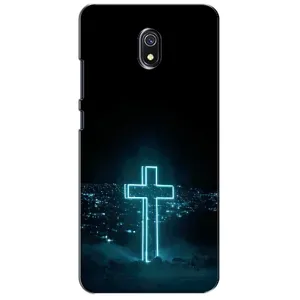 Християнські Чохли для Xiaomi Redmi 8A (AlphaPrint) (Хрест і місто)