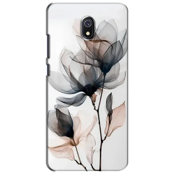 Чохол з принтом «Квіти на білому» для Xiaomi Redmi 8A