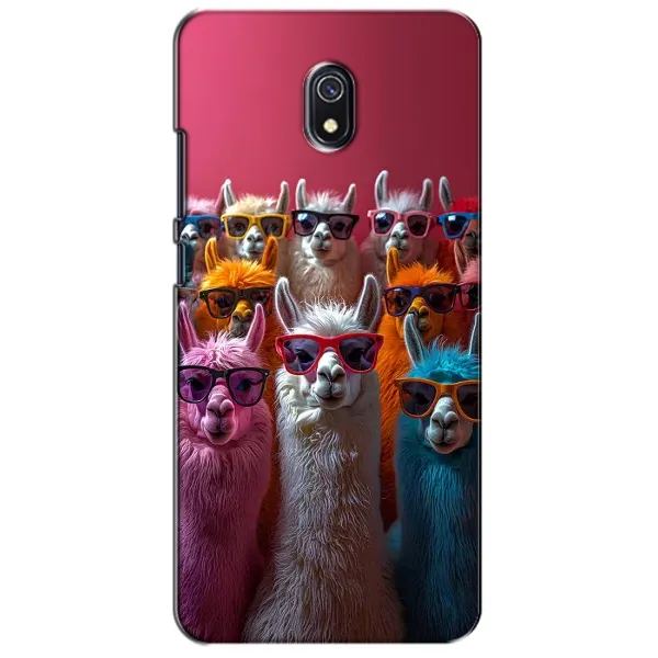 Чохол з принтом «Лами в окулярах» для Xiaomi Redmi 8A