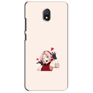 Чехлы Персонажи Аниме Наруто для Xiaomi Redmi 8A (AlphaPrint) (Лайк Сакура)