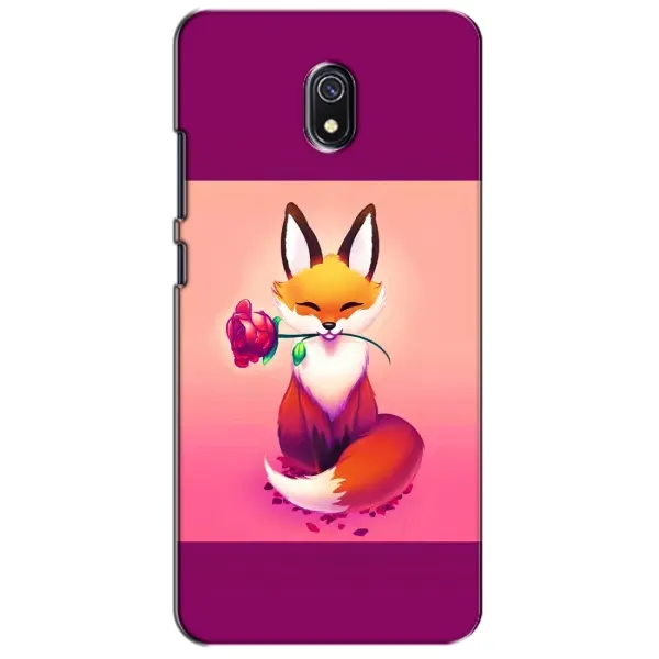 Чехол с принтом «Лисичка с розочкой» для Xiaomi Redmi 8A