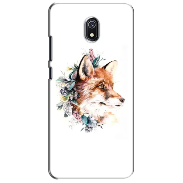 Чехол с принтом «Лисичка в цветочках» для Xiaomi Redmi 8A