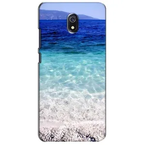 Силиконовый чехол с КАРТИНКАМИ лето для Xiaomi Redmi 8A (AlphaPrint) (Море)