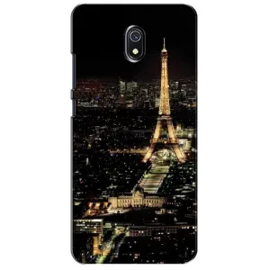 Чехол Эйфелева Башня для Xiaomi Redmi 8A - (AlphaPrint) (Ночной Париж)