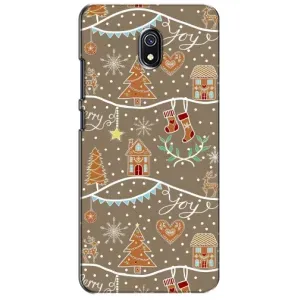Новогодние, Праздничные Чехлы для Xiaomi Redmi 8A - 2024 год (Новогодние пряники)