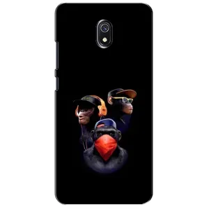 Чехол с Обезьянами Xiaomi Redmi 8A - (AlphaPrint) (Три обезьяны)