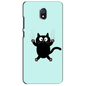 Чехол с принтом для Xiaomi Redmi 8A (AlphaPrint) Модные коты (Падающий кот)