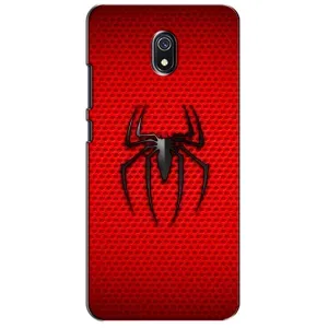 Чехол с человеком пауком для Xiaomi Redmi 8A - (AlphaPrint) (Паук Марвел)
