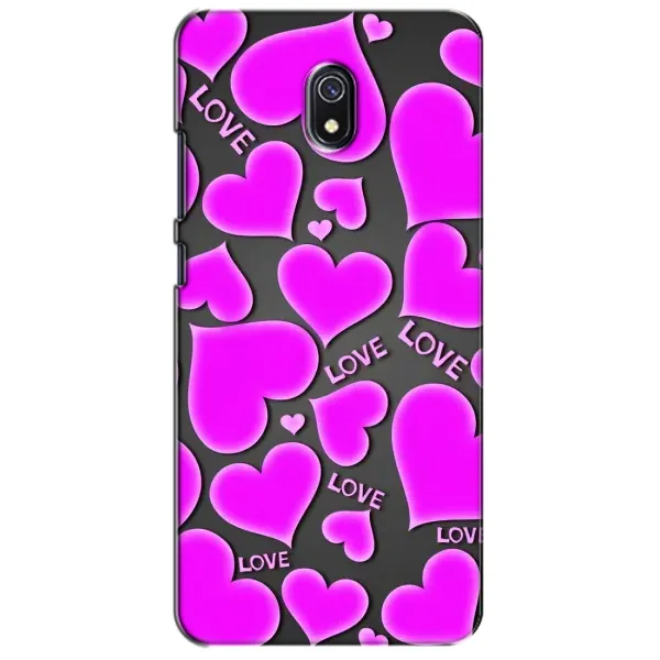 Чехол с принтом «Pink hearts» для Xiaomi Redmi 8A