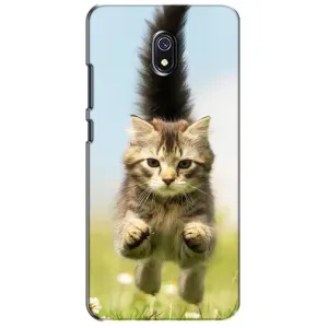 Чехлы с Котиками для Xiaomi Redmi 8A (VPrint) (Прыжок кота)