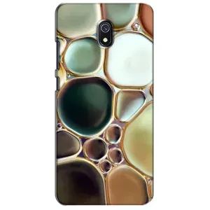 Мраморный чехол на Xiaomi Redmi 8A (VPrint) (Радужный Мрамор)