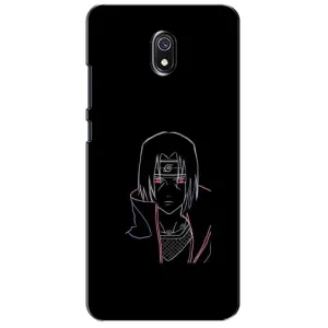 Чехлы на тему: Итачи Учиха для Xiaomi Redmi 8A (AlphaPrint) (силуэт Итачи)